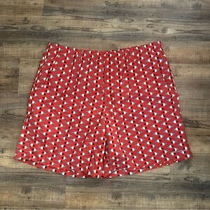 Columbia PFG Men’s Red Omni-Shade Fish Print Swim Trucks Size XL